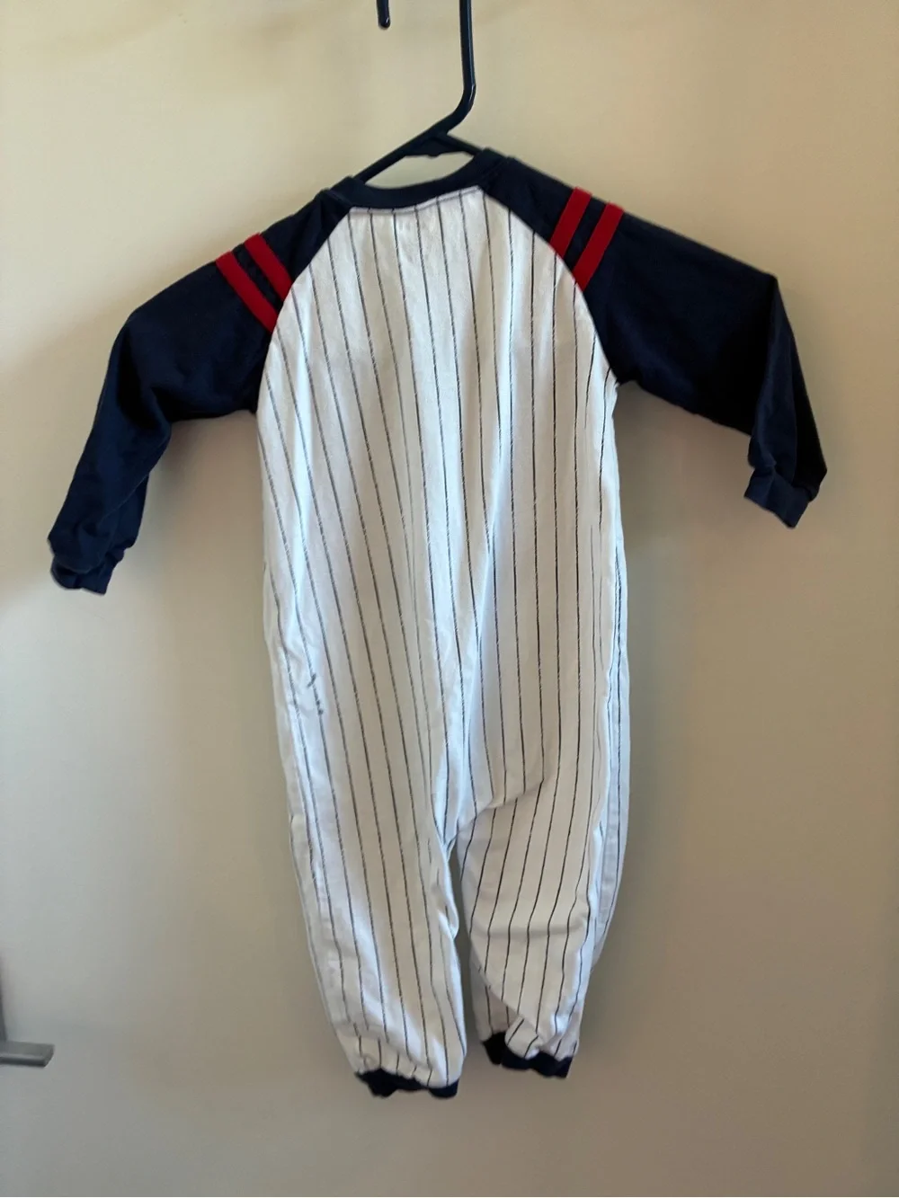 Carter's Navy, White & Red Baseball '36' Sleep Romper Baseball Lifestyle 101